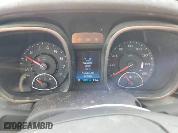 2015 Chevrolet Malibu LT with VIN 1G11C5SL6FF317604, listed as a Copart auction lot 80408425 with 50,752 mi miles and Salvage title. Bid and sale history available at DreamBid. Image 9.