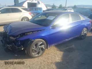 2024 Hyundai Elantra SEL with VIN KMHLS4DGXRU761707, listed as a IAAI auction lot 43002298 with 15,220 mi miles and . Bid and sale history available at DreamBid. Image 2.