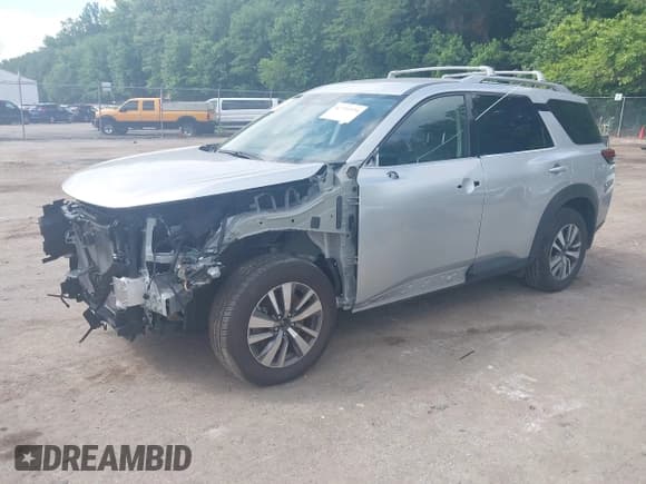 ✅ 2023 Nissan Pathfinder SL • VIN: 5N1DR3CC4PC256001 • Лот: 42751534. Опубликован ранее на IAAI с пробегом 34 712 миль. Бесплатный доступ к архиву аукционных продаж из США и подробный отчёт об истории автомобиля на DreamBid. Изображение 2.