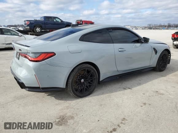 ✅ 2023 BMW M4 Competition xDrive • VIN: WBS43AZ01PCM53210 • Lot: 82760343. Listed on Copart with Not provided. Free auction sales archive from the USA and detailed vehicle history report at DreamBid. Image 3.