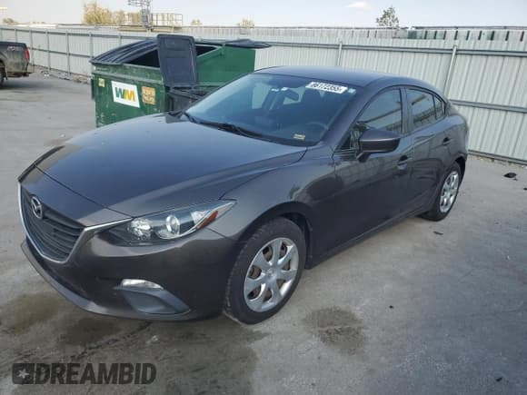 ✅ 2015 Mazda 3 i Sport • VIN: 3MZBM1U7XFM233364 • Lot: 86172355. Listed on Copart with 115,477 mi. Free auction sales archive from the USA and detailed vehicle history report at DreamBid. Image 1.