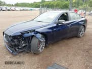 ✅ 2023 Infiniti Q50 Red Sport 400 • VIN: JN1FV7DR1PM590180 • Lot: 42591212. Listed on IAAI with 23,188 mi. Free auction sales archive from the USA and detailed vehicle history report at DreamBid. Image 2.