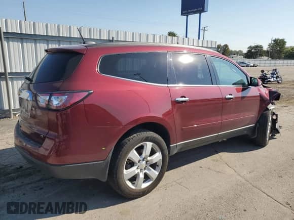 2017 Chevrolet Traverse LT with VIN 1GNKVGKD5HJ161976, listed as a Copart auction lot 80530855 with 133,661 mi miles and Salvage title. Bid and sale history available at DreamBid. Image 3.