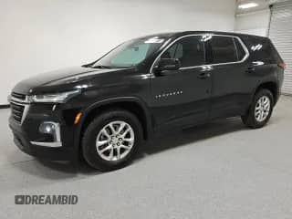 2023 Chevrolet Traverse LS with VIN 1GNERFKWXPJ181135, listed as a Copart auction lot 80874515 with 54,020 mi miles and Clean title. Bid and sale history available at DreamBid. Image 1.