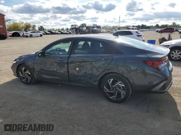 2025 Hyundai Elantra SEL Sport with VIN KMHLM4DG2SU922552, listed as a Copart auction lot 86167095 with 2,658 mi miles and Clean title. Bid and sale history available at DreamBid. Image 2.