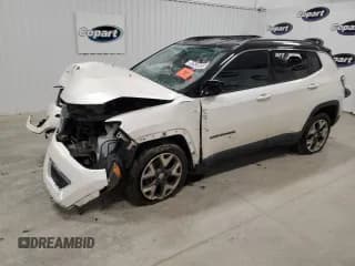 ✅ 2018 Jeep Compass Limited • VIN: 3C4NJDCBXJT354457 • Lot: 92638095. Listed on Copart with 70,551 mi. Free auction sales archive from the USA and detailed vehicle history report at DreamBid. Image 1.