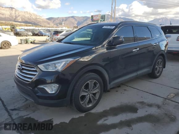✅ 2014 Hyundai Santa Fe GLS • VIN: KM8SM4HF6EU037739 • Лот: 91847865. Опубликован ранее на Copart с пробегом 158 780 миль. Бесплатный доступ к архиву аукционных продаж из США и подробный отчёт об истории автомобиля на DreamBid. Изображение 1.
