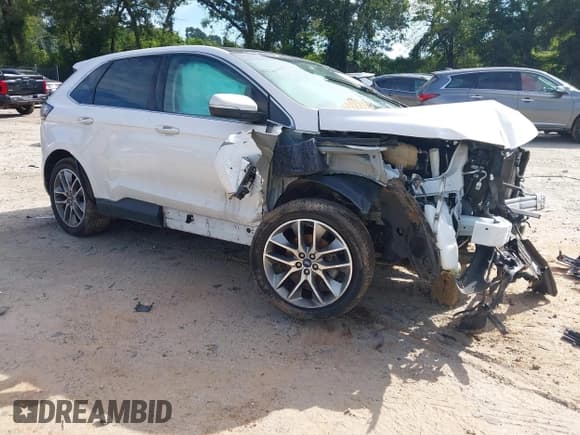 ✅ 2016 Ford Edge Titanium • VIN: 2FMPK3K9XGBC34656 • Lot: 43045579. Listed on IAAI with Not provided. Free auction sales archive from the USA and detailed vehicle history report at DreamBid. Image 1.