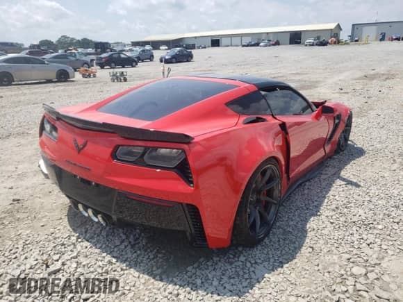 2016 Chevrolet Corvette Z06 3LZ with VIN 1G1YT2D6XG5603337, listed as a Copart auction lot 64940244 with Not provided miles and Salvage title. Bid and sale history available at DreamBid. Image 3.