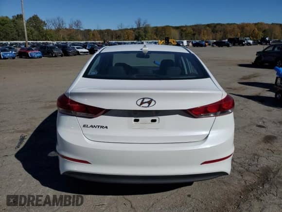 2017 Hyundai Elantra SE with VIN 5NPD84LF1HH162669, listed as a Copart auction lot 87078645 with 20,446 mi miles and Salvage title. Bid and sale history available at DreamBid. Image 6.