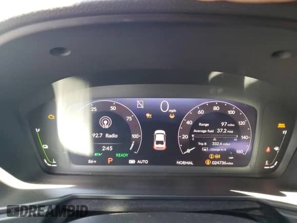 2023 Honda Accord Sport-L with VIN 1HGCY2F71PA034878, listed as a Copart auction lot 66888335 with 24,736 mi miles and Salvage title. Bid and sale history available at DreamBid. Image 9.