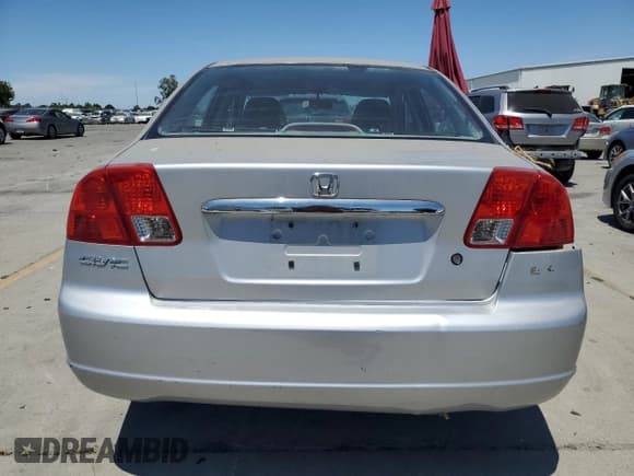 ✅ 2003 Honda Civic EX • VIN: JHMES26743S001644 • Lot: 59372604. Listed on Copart with Not provided. Free auction sales archive from the USA and detailed vehicle history report at DreamBid. Image 6.