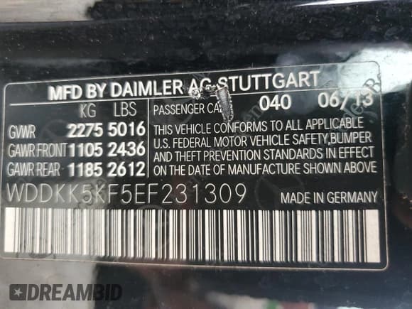 ✅ 2014 Mercedes-Benz E 350 • VIN: WDDKK5KF5EF231309 • Lot: 85427285. Wystawiony na Copart z przebiegiem 65 672 mil. Bezpłatny archiwum sprzedaży aukcyjnych z USA i szczegółowy raport historii pojazdu na DreamBid. Zdjęcie 12.