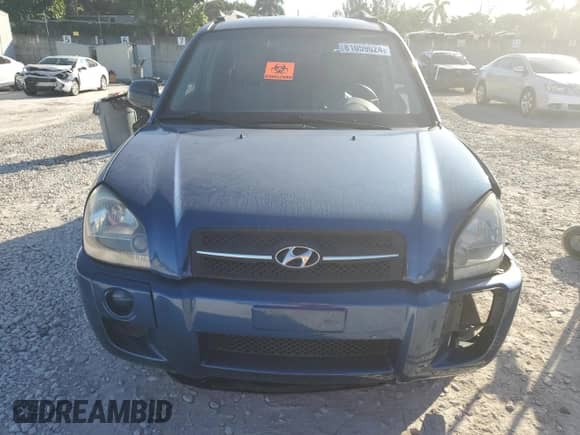 2007 Hyundai Tucson GLS z VIN KM8JM12B37U584745, wystawiony jako Copart lot #81059024 z przebiegiem 93 200 mil mil oraz Szkoda całkowita • Salvage title. Historia ofert i sprzedaży dostępna na DreamBid. Obrazek 5.