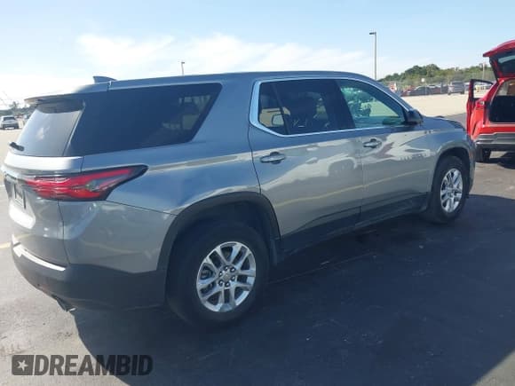 ✅ 2023 Chevrolet Traverse LS • VIN: 1GNERFKW6PJ336263 • Lot: 43679772. Listed on IAAI with 49,729 mi. Free auction sales archive from the USA and detailed vehicle history report at DreamBid. Image 4.