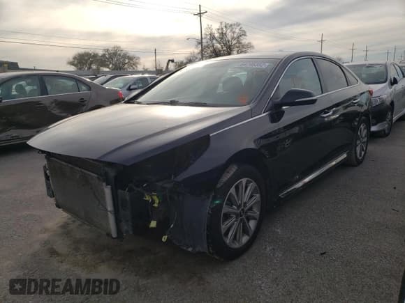 ✅ 2017 Hyundai Sonata Sport • VIN: 5NPE34AF0HH565113 • Lot: 64746352. Listed on Copart with Not provided. Free auction sales archive from the USA and detailed vehicle history report at DreamBid. Image 2.