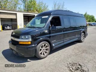 ✅ 2018 Chevrolet Express Cargo • VIN: 1GCWGBFG5J1242705 • Lot: 55627615. Listed on Copart with 77,611 mi. Free auction sales archive from the USA and detailed vehicle history report at DreamBid. Image 1.
