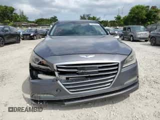 2016 Hyundai Genesis 3.8L z VIN KMHGN4JEXGU118069, wystawiony jako Copart lot #73530524 z przebiegiem 119 111 mil mil oraz Szkoda całkowita • Salvage title. Historia ofert i sprzedaży dostępna na DreamBid. Obrazek 5.