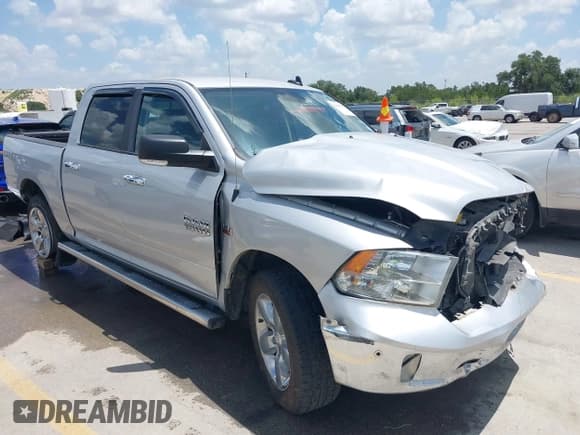 ✅ 2017 Ram 1500 Big Horn • VIN: 3C6RR7LT4HG607951 • Lot: 42846261. Listed on IAAI with 130,490 mi. Free auction sales archive from the USA and detailed vehicle history report at DreamBid. Image 1.