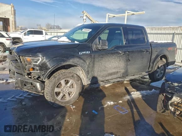 ✅ 2015 Ford F-150 Lariat • VIN: 1FTEW1EFXFFA11102 • Lot: 94503365. Listed on Copart with 122,529 mi. Free auction sales archive from the USA and detailed vehicle history report at DreamBid. Image 1.
