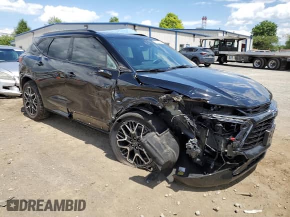✅ 2023 Chevrolet Blazer RS • VIN: 3GNKBKRS9PS213607 • Lot: 58410644. Listed on Copart with 6,151 mi miles. Access the free auction sales archive from the USA and view a detailed vehicle history report at DreamBid. Image 4.