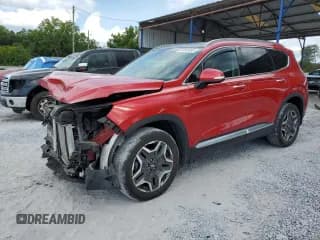 ✅ 2022 Hyundai Santa Fe Limited • VIN: 5NMS4DAL1NH462524 • Lot: 64993485. Wystawiony na Copart z przebiegiem 46 719 mil. Bezpłatny archiwum sprzedaży aukcyjnych z USA i szczegółowy raport historii pojazdu na DreamBid. Zdjęcie 1.