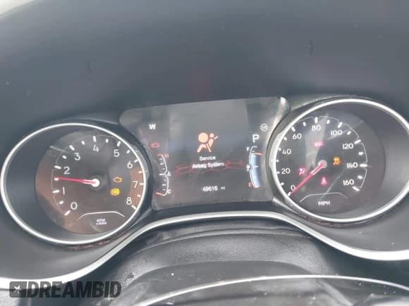 ✅ 2019 Jeep Compass Latitude • VIN: 3C4NJCBB1KT658435 • Lot: 42837965. Listed on IAAI with 49,616 mi. Free auction sales archive from the USA and detailed vehicle history report at DreamBid. Image 7.