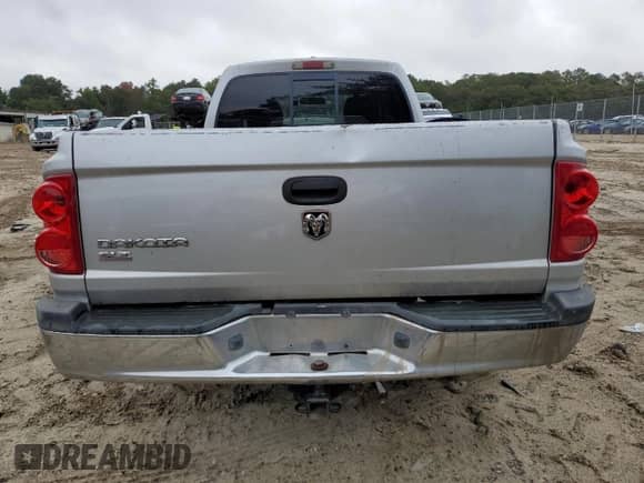 2006 Dodge Dakota SLT with VIN 1D7HE42K46S711939, listed as a Copart auction lot 73250804 with 167,221 mi miles and Salvage title. Bid and sale history available at DreamBid. Image 6.