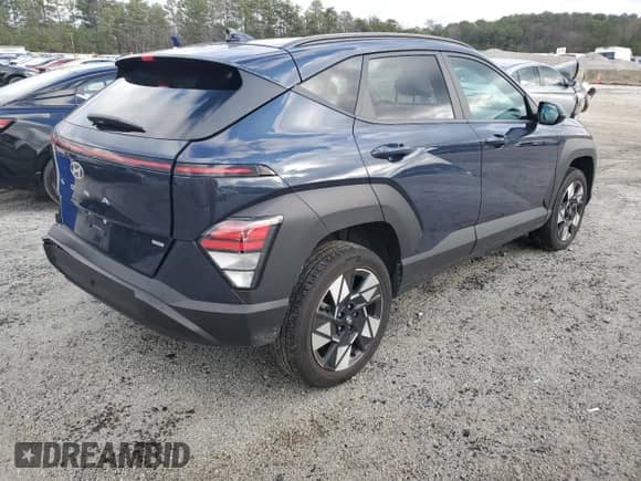 2024 Hyundai Kona SEL with VIN KM8HBCAB1RU049451, listed as a Copart auction lot 87310394 with 17,399 mi miles and Clean title. Bid and sale history available at DreamBid. Image 3.