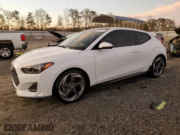 2019 Hyundai Veloster Turbo z VIN KMHTH6AB5KU020177, wystawiony jako Copart lot #80792184 z przebiegiem 61 974 mil mil oraz Szkoda całkowita • Salvage title. Historia ofert i sprzedaży dostępna na DreamBid. Obrazek 1.