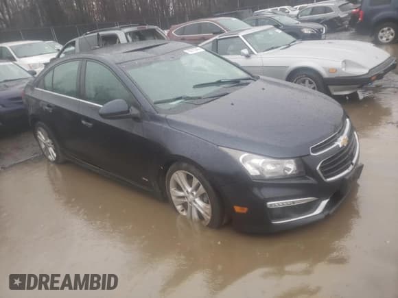 ✅ 2015 Chevrolet Cruze LTZ • VIN: 1G1PG5SB1F7102180 • Lot: 70275542. Listed on Copart with Not provided. Free auction sales archive from the USA and detailed vehicle history report at DreamBid. Image 4.