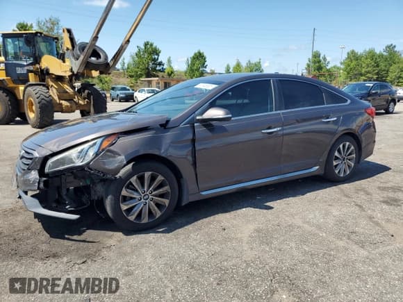 ✅ 2016 Hyundai Sonata Sport • VIN: 5NPE34AF0GH344559 • Лот: 63048985. Опубликован ранее на Copart с пробегом 159 249 миль. Бесплатный доступ к архиву аукционных продаж из США и подробный отчёт об истории автомобиля на DreamBid. Изображение 1.