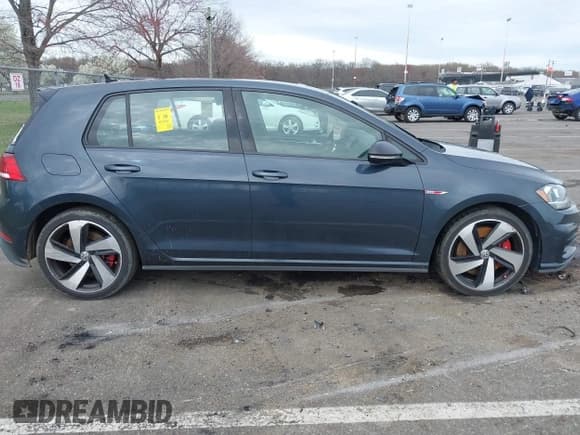 ✅ 2021 Volkswagen Golf GTI S • VIN: 3VW5T7AU1MM007742 • Lot: 41952782. Listed on IAAI with 43,654 mi. Free auction sales archive from the USA and detailed vehicle history report at DreamBid. Image 13.