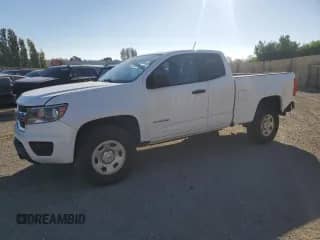 2020 Chevrolet Colorado 2WD Work Truck with VIN 1GCHSBEN8L1197589, listed as a Copart auction lot 85144675 with 122,003 mi miles and Salvage title. Bid and sale history available at DreamBid. Image 1.
