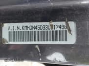 ✅ 2003 Hyundai Elantra GLS • VIN: KMHDN45D33U517498 • Lot: 38884445. Wystawiony na IAAI z przebiegiem 234 505 mil. Bezpłatny archiwum sprzedaży aukcyjnych z USA i szczegółowy raport historii pojazdu na DreamBid. Zdjęcie 9.