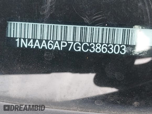 ✅ 2016 Nissan Maxima SV • VIN: 1N4AA6AP7GC386303 • Lot: 43712123. Listed on IAAI with 135,238 mi. Free auction sales archive from the USA and detailed vehicle history report at DreamBid. Image 9.