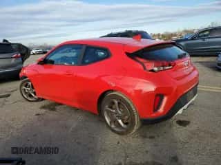 2019 Hyundai Veloster Premium z VIN KMHTG6AF9KU016364, wystawiony jako Copart lot #83385674 z przebiegiem 91 134 mil mil oraz Szkoda całkowita • Salvage title. Historia ofert i sprzedaży dostępna na DreamBid. Obrazek 2.