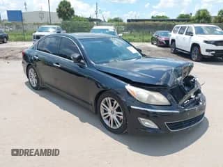2014 Hyundai Genesis 3.8L with VIN KMHGC4DD2EU264763, listed as a IAAI auction lot 42813508 with 181,940 mi miles and . Bid and sale history available at DreamBid. Image 1.