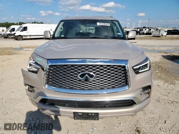 ✅ 2019 Infiniti QX80 Luxe • VIN: JN8AZ2NF2K9680716 • Lot: 81338445. Listed on Copart with 85,143 mi. Free auction sales archive from the USA and detailed vehicle history report at DreamBid. Image 5.