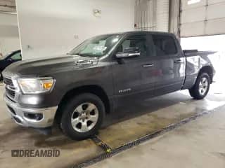 2020 Ram 1500 Big Horn с VIN 1C6SRFMT0LN402167, выставлен на аукционе Copart как лот 59714195 с пробегом 89 998 миль миль и Списание • Salvage title. История ставок и продаж доступна на DreamBid. Изображение 1.