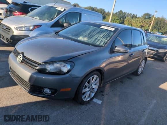 ✅ 2010 Volkswagen Golf TDI w/Sunroof & Nav • VIN: WVWDM7AJ6AW226094 • Lot: 76188464. Listed on Copart with Not provided. Free auction sales archive from the USA and detailed vehicle history report at DreamBid. Image 1.