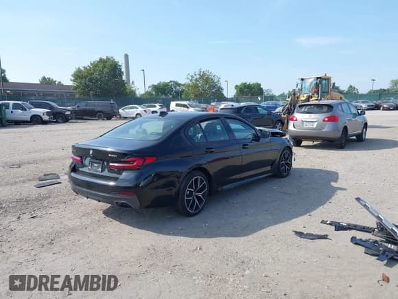 ✅ 2021 BMW 5 Series 540i xDrive • VIN: WBA73BJ05MWX34763 • Lot: 42846623. Listed on IAAI with Not provided. Free auction sales archive from the USA and detailed vehicle history report at DreamBid. Image 4.