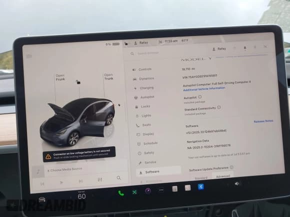 ✅ 2023 Tesla Model Y Long Range • VIN: 7SAYGDEE1PA155811 • Lot: 43469495. Wystawiony na IAAI z przebiegiem 19 710 mil. Bezpłatny archiwum sprzedaży aukcyjnych z USA i szczegółowy raport historii pojazdu na DreamBid. Zdjęcie 18.
