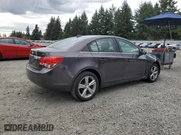 ✅ 2015 Chevrolet Cruze LT • VIN: 1G1PE5SB3F7280808 • Lot: 86316385. Listed on Copart with 128,862 mi. Free auction sales archive from the USA and detailed vehicle history report at DreamBid. Image 3.