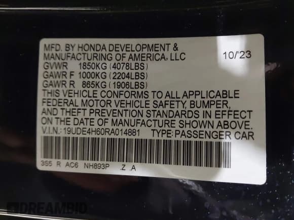 ✅ 2024 Acura Integra Technology • VIN: 19UDE4H60RA014881 • Lot: 43487443. Wystawiony na IAAI z przebiegiem 7 549 mil. Bezpłatny archiwum sprzedaży aukcyjnych z USA i szczegółowy raport historii pojazdu na DreamBid. Zdjęcie 9.
