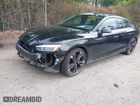 ✅ 2024 Audi S5 Sportback Premium Plus • VIN: WAUC4CF5XRA070955 • Лот: 42384934. Опубликован ранее на IAAI с пробегом 35 178 миль. Бесплатный доступ к архиву аукционных продаж из США и подробный отчёт об истории автомобиля на DreamBid. Изображение 2.