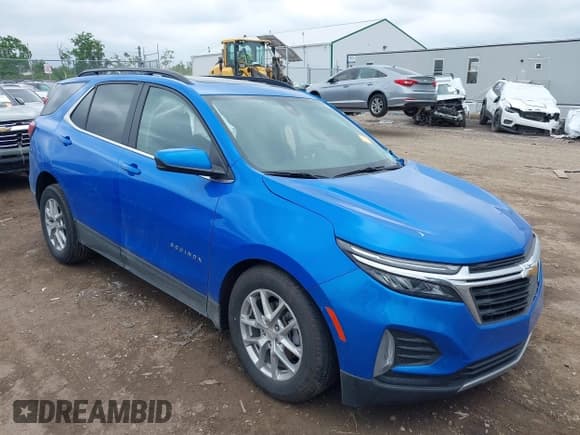 ✅ 2024 Chevrolet Equinox LT • VIN: 3GNAXKEG2RL264815 • Lot: 42363013. Listed on IAAI with 23,692 mi. Free auction sales archive from the USA and detailed vehicle history report at DreamBid. Image 1.