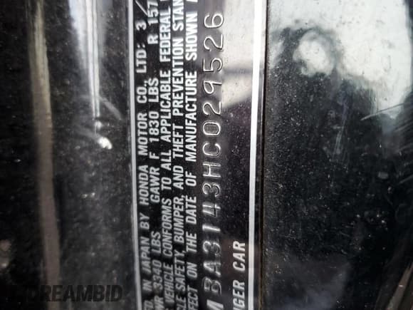 ✅ 1987 Honda Prelude S • VIN: JHMBA3143HC029526 • Lot: 49357525. Wystawiony na Copart z przebiegiem 314 260 mil. Bezpłatny archiwum sprzedaży aukcyjnych z USA i szczegółowy raport historii pojazdu na DreamBid. Zdjęcie 14.