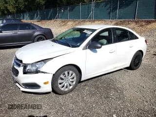 ✅ 2015 Chevrolet Cruze LS • VIN: 1G1PA5SG8F7290645 • Lot: 83963235. Listed on Copart with 110,216 mi. Free auction sales archive from the USA and detailed vehicle history report at DreamBid. Image 1.