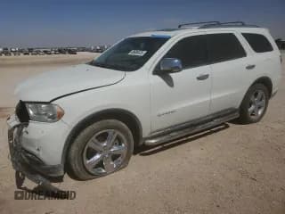 ✅ 2012 Dodge Durango Citadel • VIN: 1C4SDHET5CC361242 • Lot: 49606435. Wystawiony na Copart z przebiegiem 118 435 mil. Bezpłatny archiwum sprzedaży aukcyjnych z USA i szczegółowy raport historii pojazdu na DreamBid. Zdjęcie 1.
